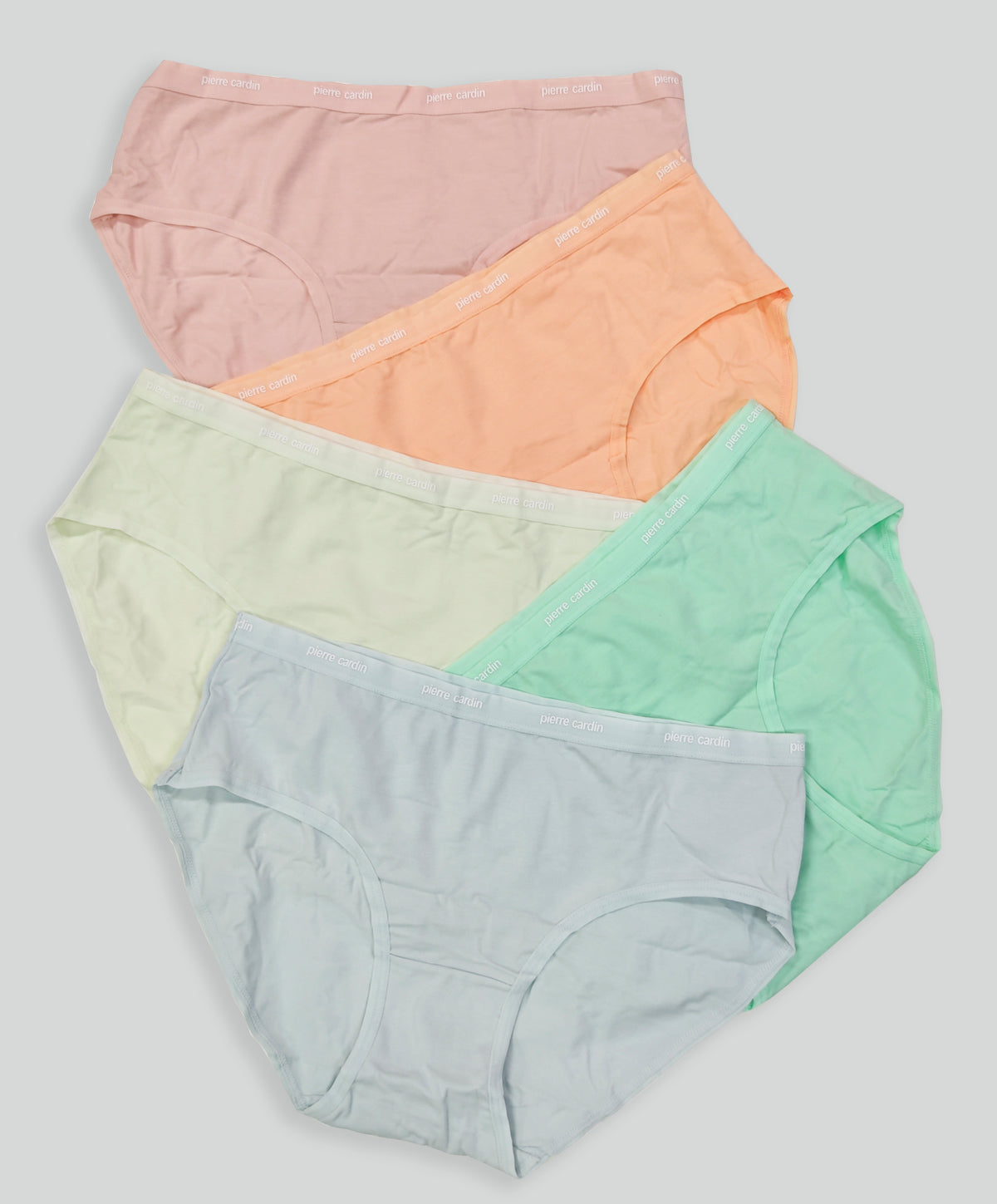 5pcs Cherry Romance Comfort Cotton Boxshorts Panty 505-7548