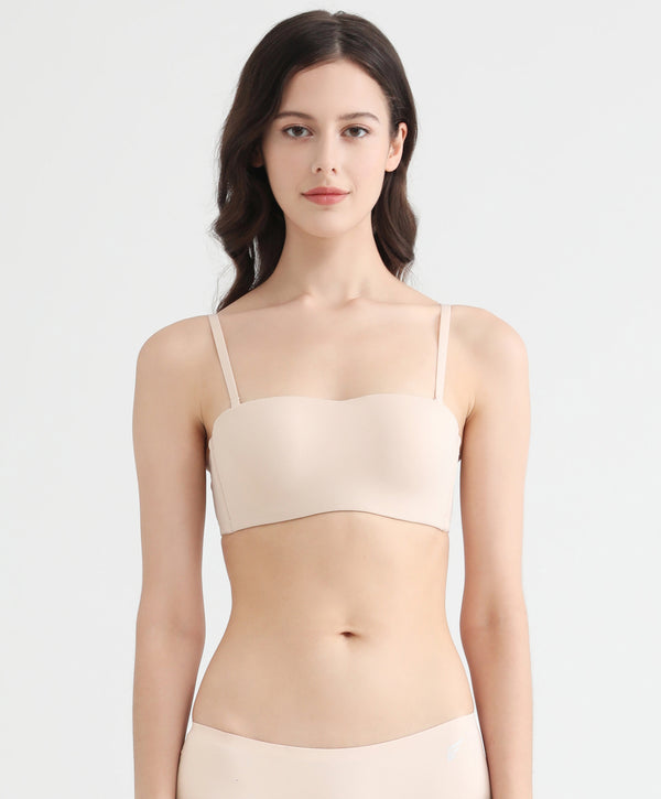 Buy Wacoal Basic Mold Padded Non-Wired Half Cup Strapless T-Shirt Bra -  Beige online