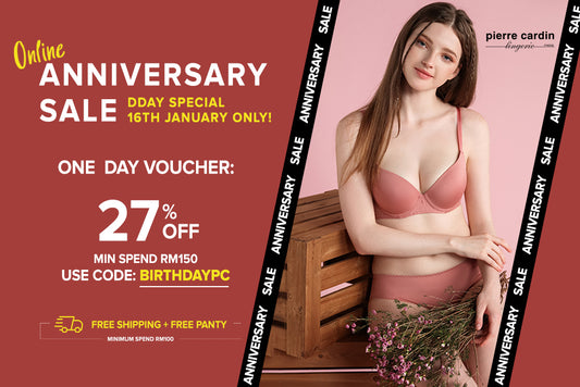 ANNIVERSARY SURPRISE IS OUT! - Pierre Cardin Lingerie