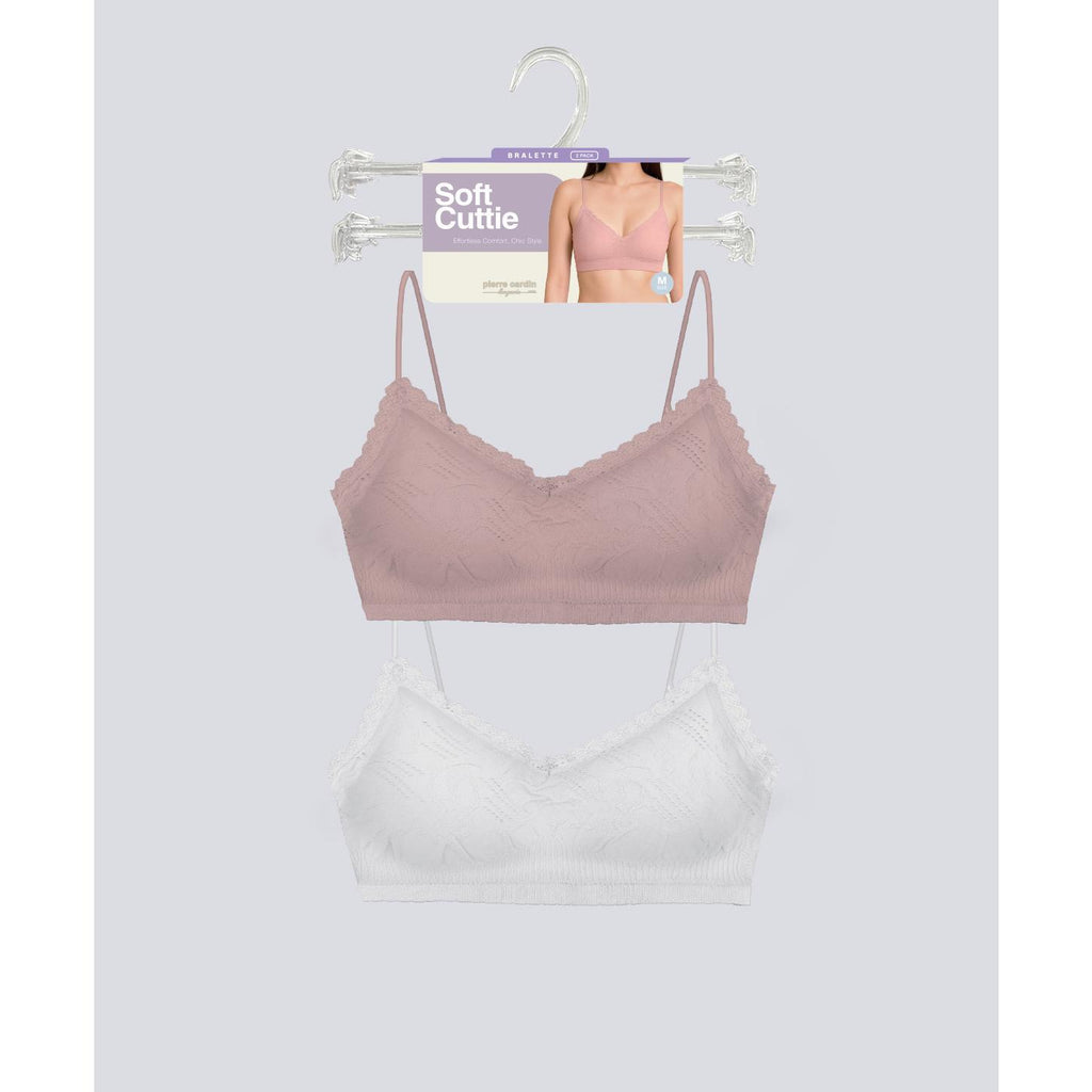 Pierre Cardin 2pcs Pack- Soft Cuttie Comfort Wireless Bralette 607-62562