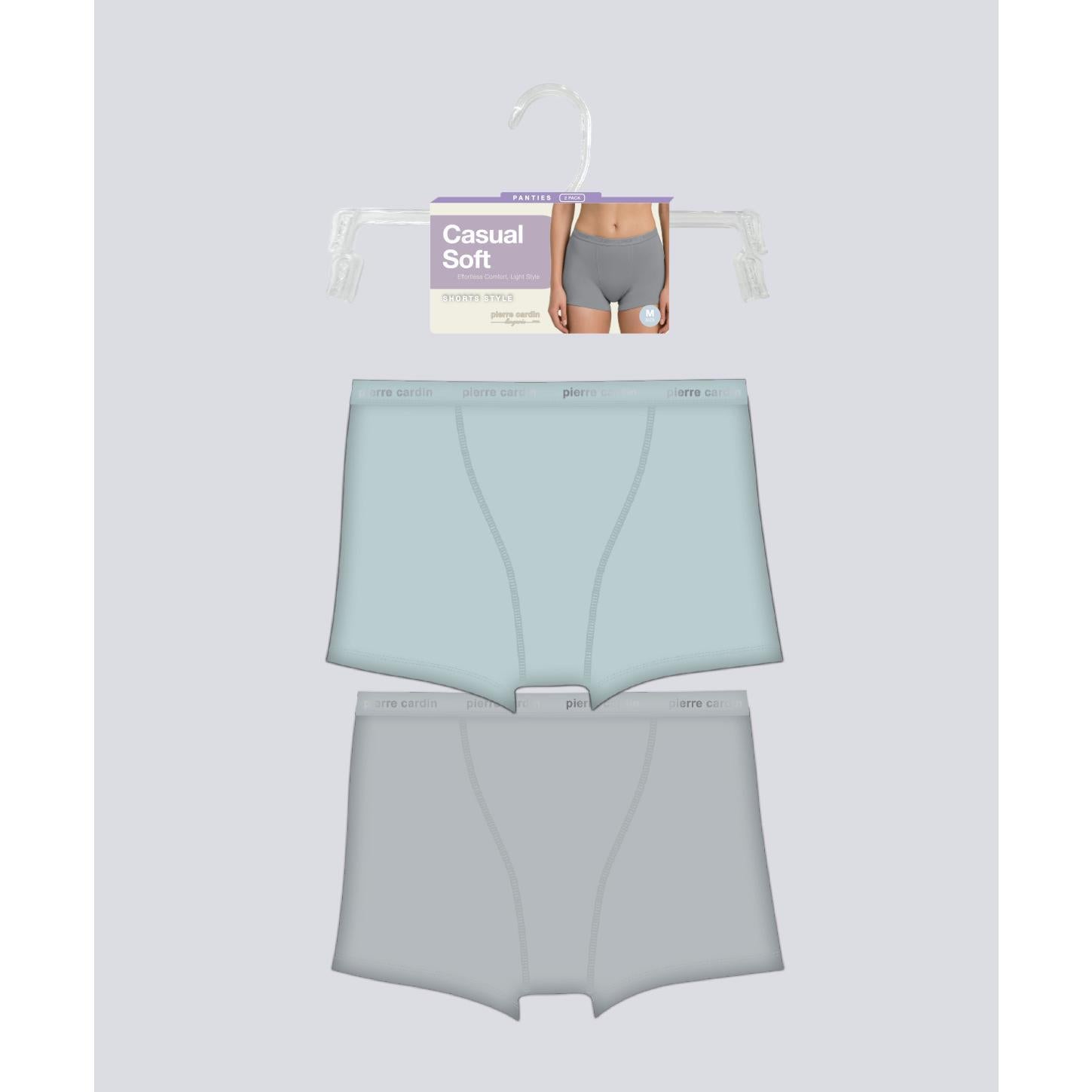 Pierre Cardin 2pcs Pack- Casual Soft Microfibre Short 507-7649C