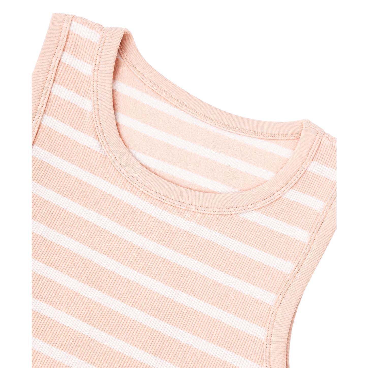 Pierre Cardin 2pcs Pack- Stripe Ribbed Camisole 607-62599V
