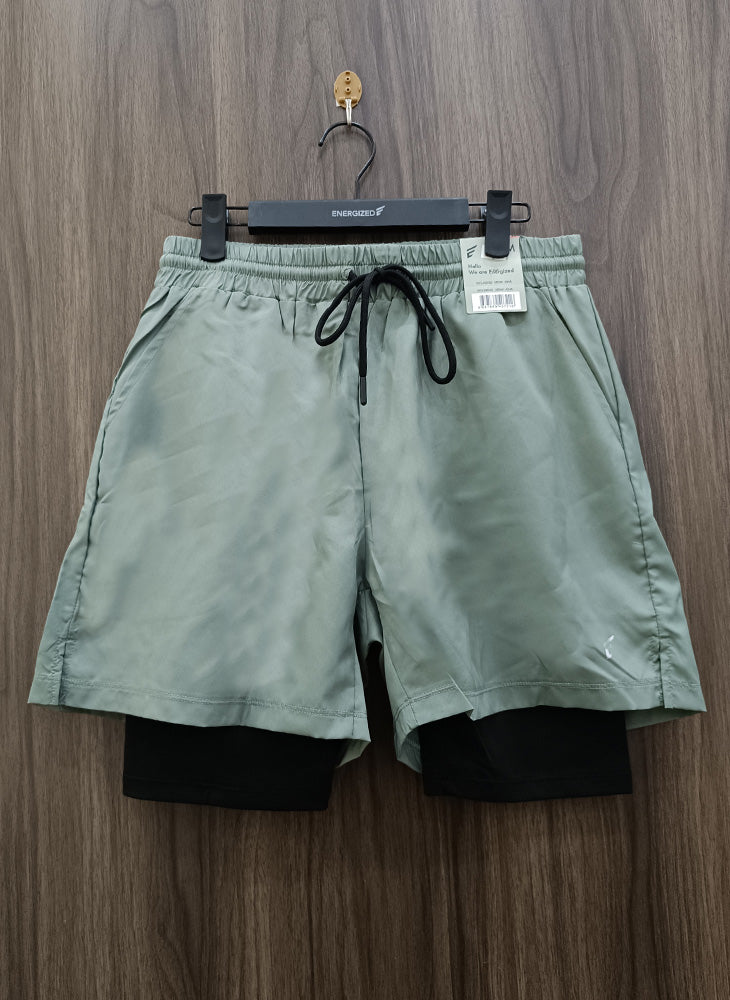 Energized Men's Training Double Shorts 503-22030