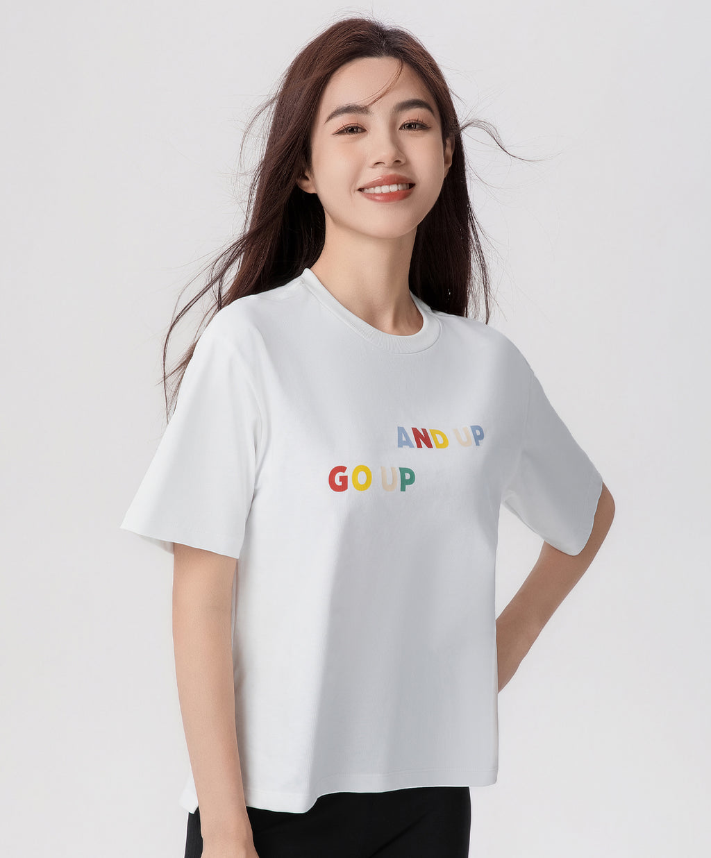 Energized CNY'25 Edition Snake and Ladder Print Women's Boxy Cropped Tee  801-100095