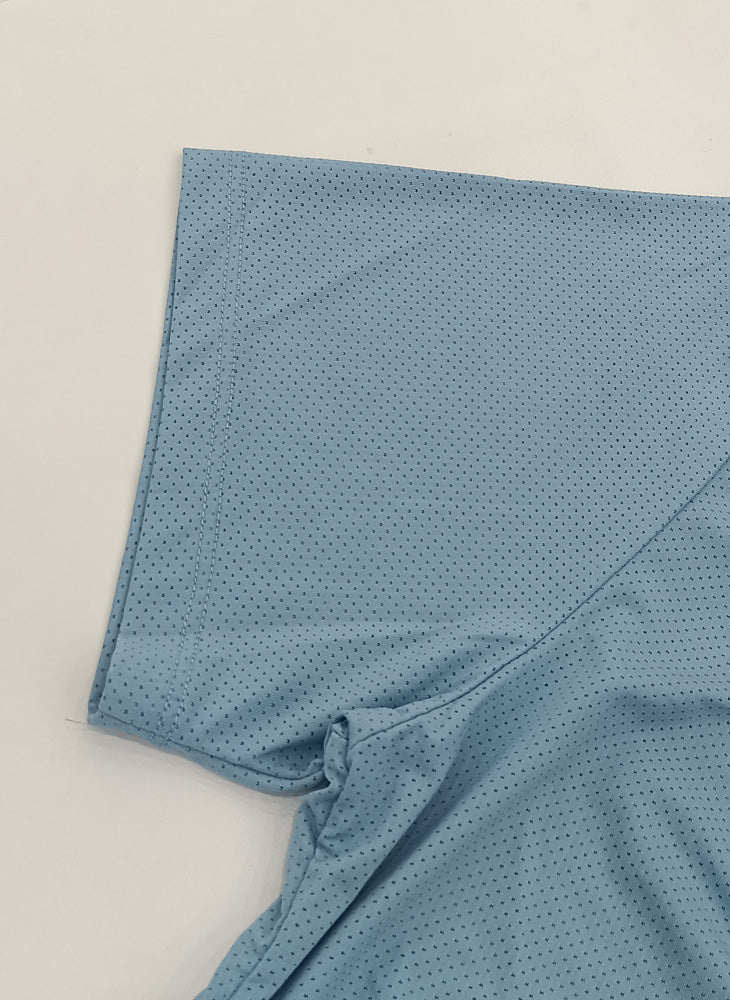 Energized Women's Twisted Front Cropped Sports Tee 801-100097