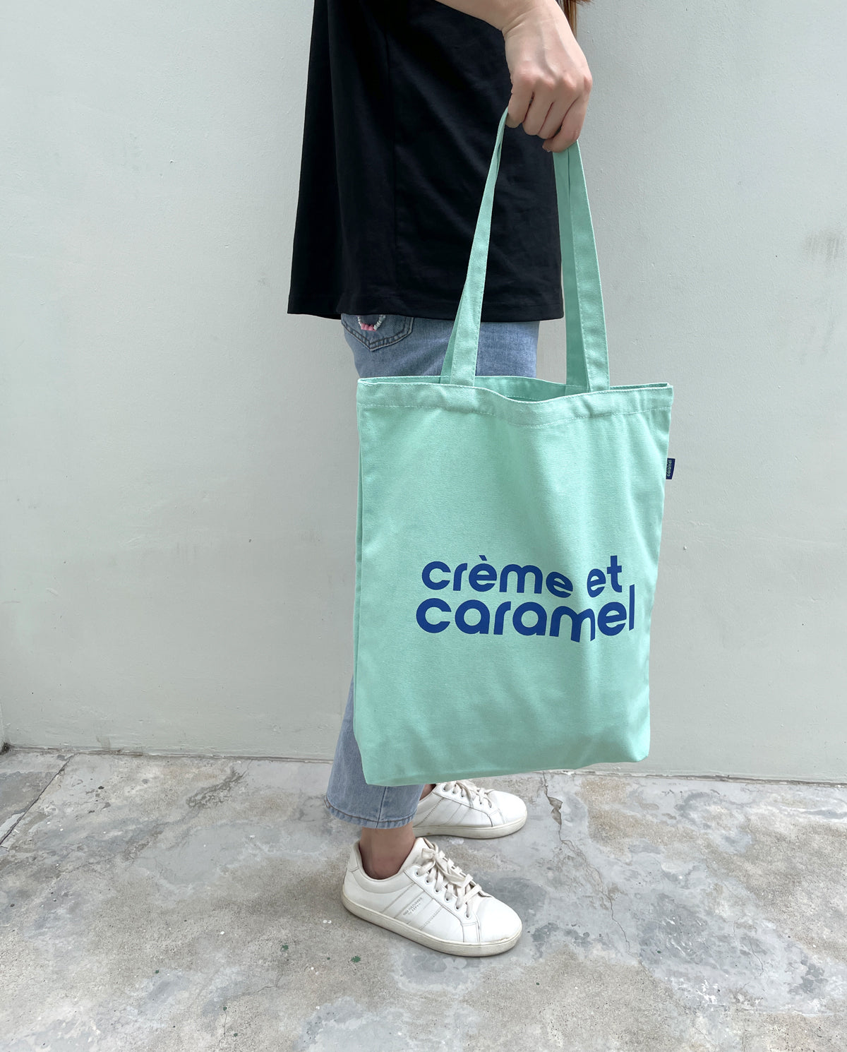 Creme et Caramel Canvas Tote Bag CC9-1305