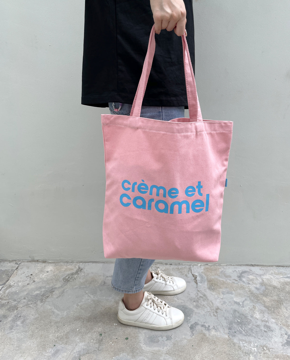Creme et Caramel Canvas Tote Bag CC9-1305
