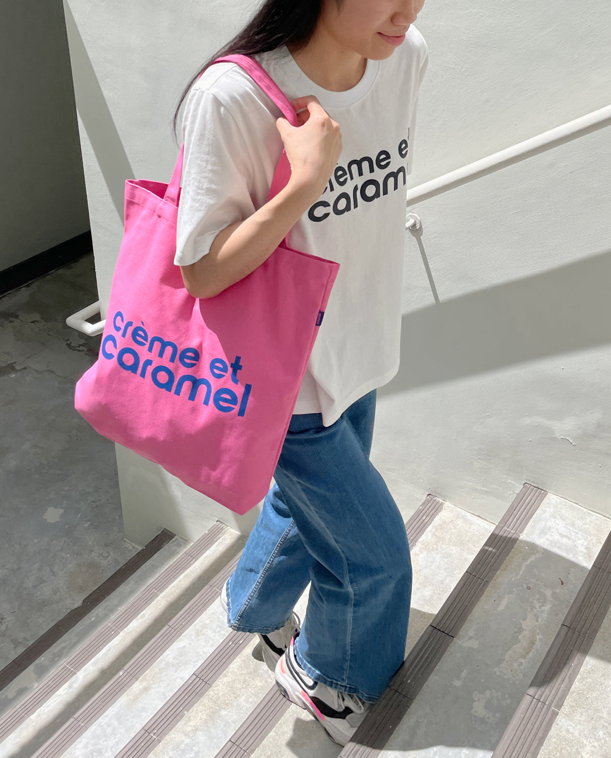 Creme et Caramel Canvas Tote Bag CC9-1305