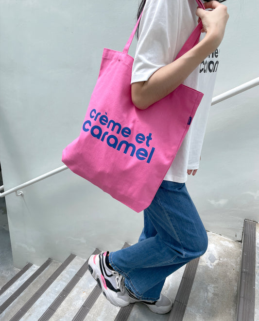 Creme et Caramel Canvas Tote Bag CC9-1305