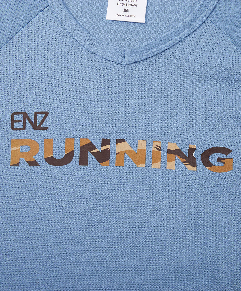 Energized Fitness Vacay Women Sports Mesh Short-Sleeves Sports Tee with Print EZ8-1004W