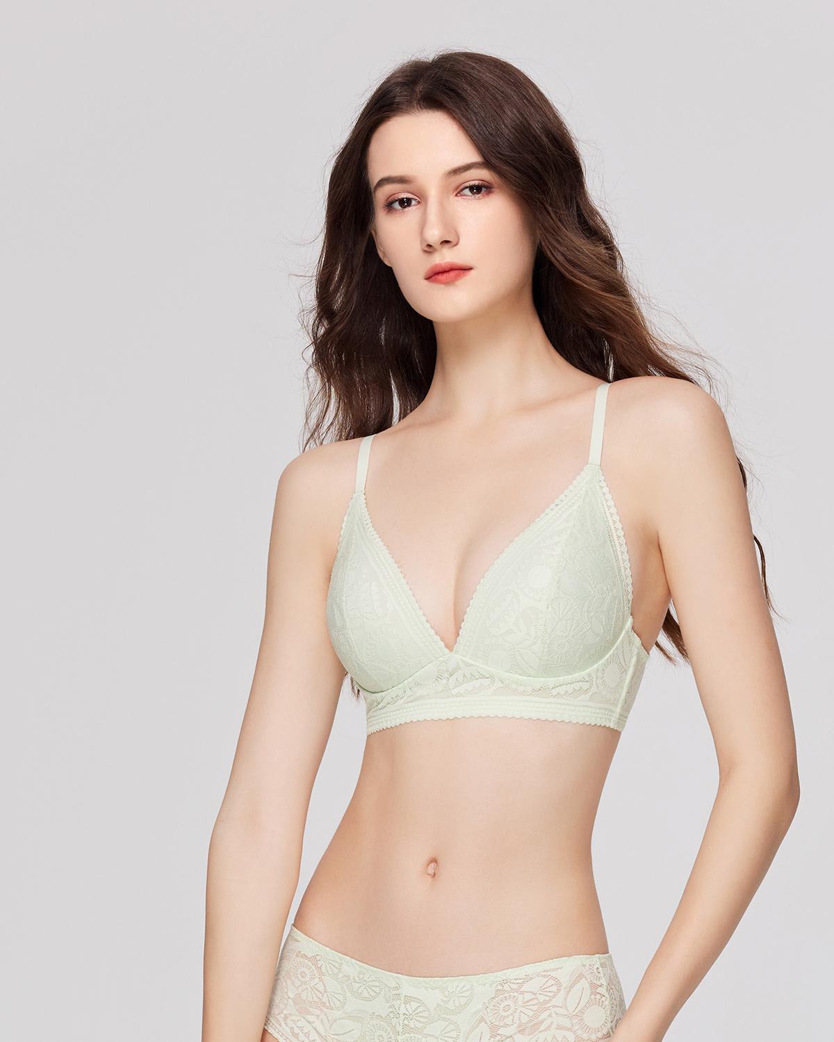 Pierre Cardin Love Lace Plunge Bralette 609-62415