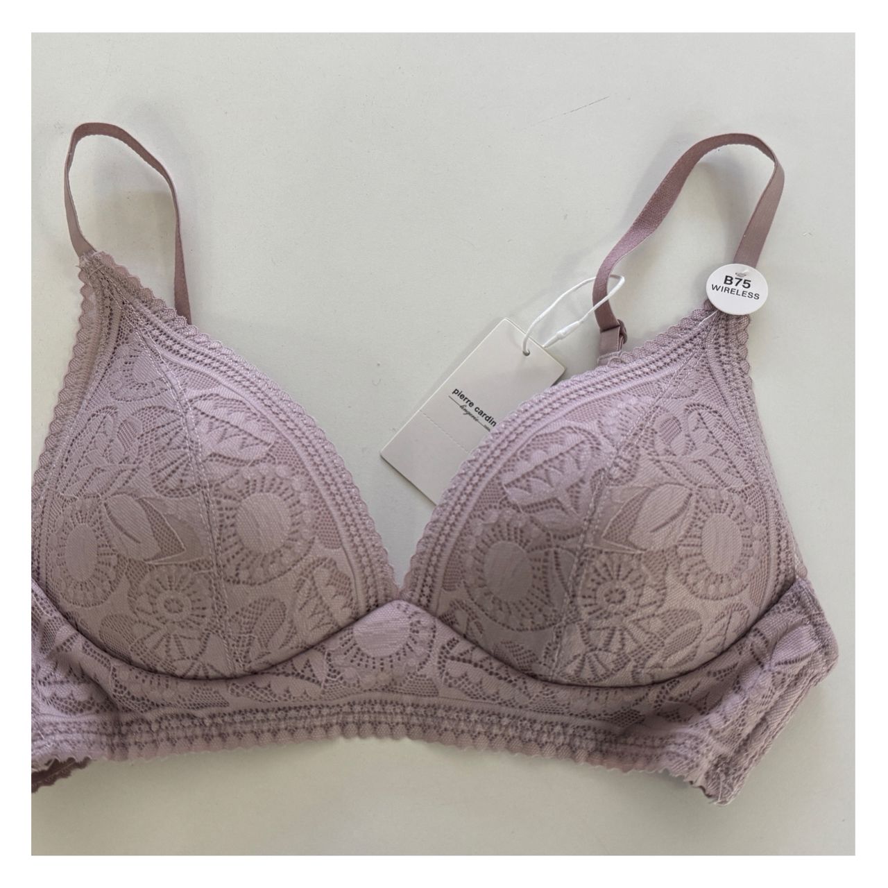 Pierre Cardin Love Lace Plunge Bralette 609-62415