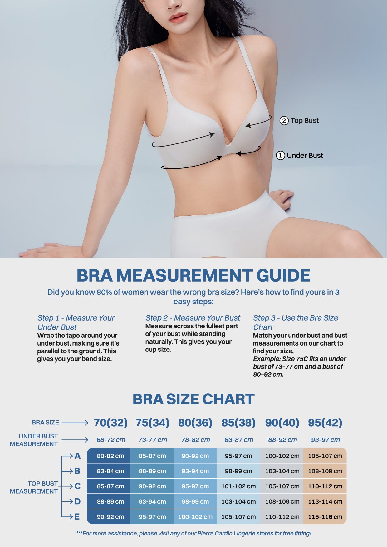 Lace Blanc  Wireless Demi Bra MB2-3233B