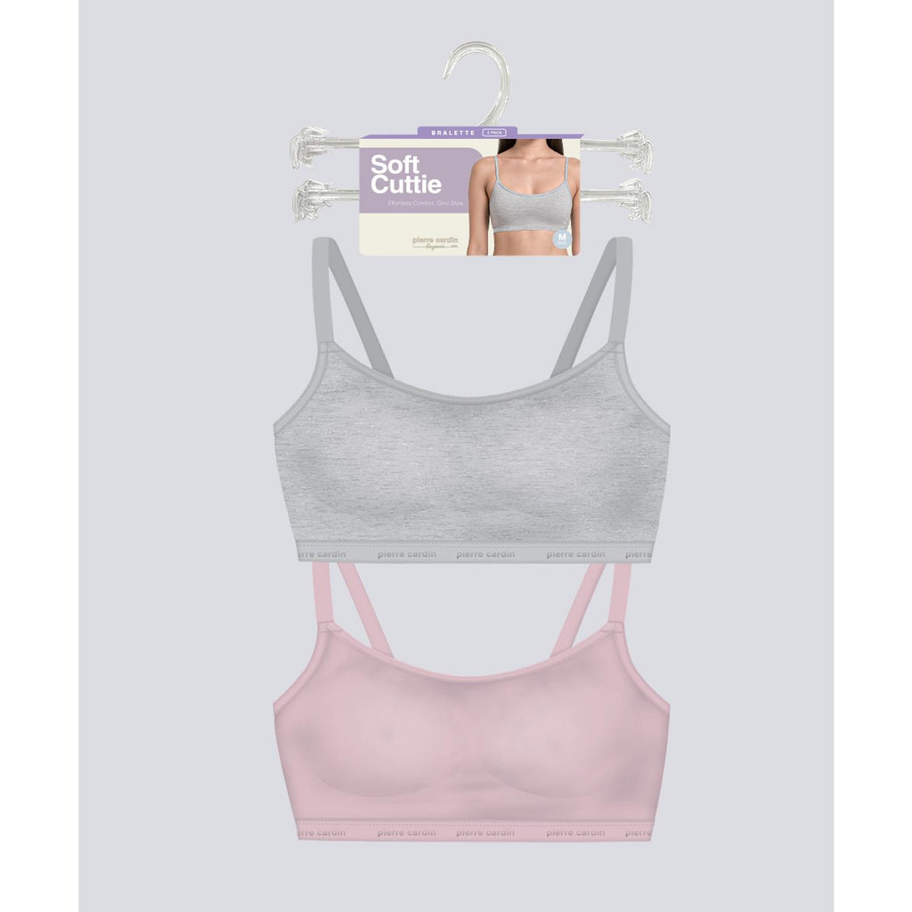 Pierre Cardin 2pcs Pack- Soft Cuttie Comfort Wireless Bralette 607-62560