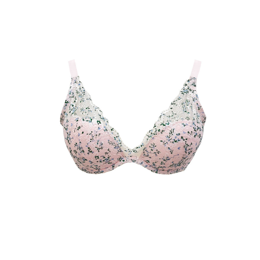 Pierre Cardin Papillon Lace Lightly Padded Plunge Bra 602-62511