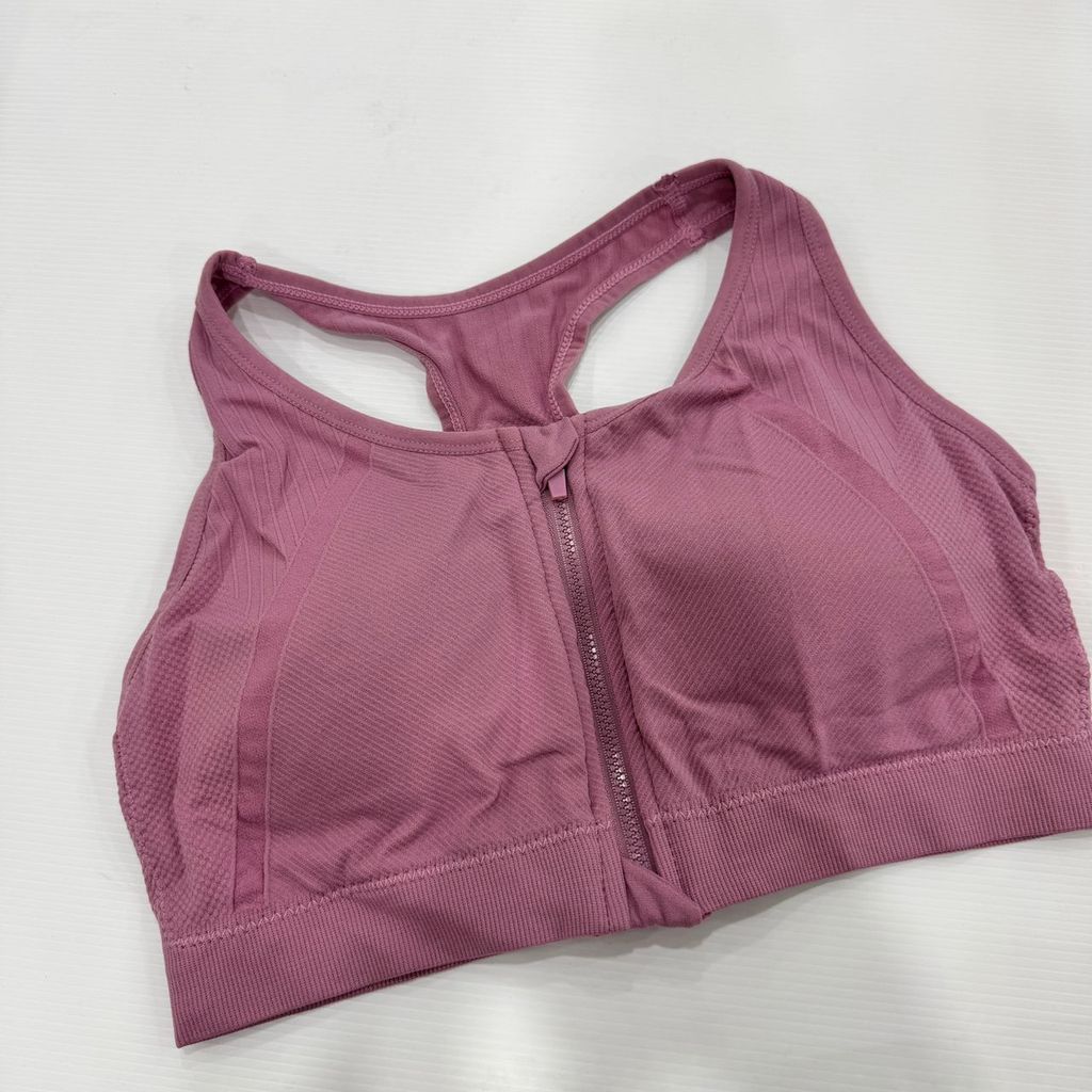 Energized Everyday Front Zip Racer-Back Sports Bra EZ2-1108S