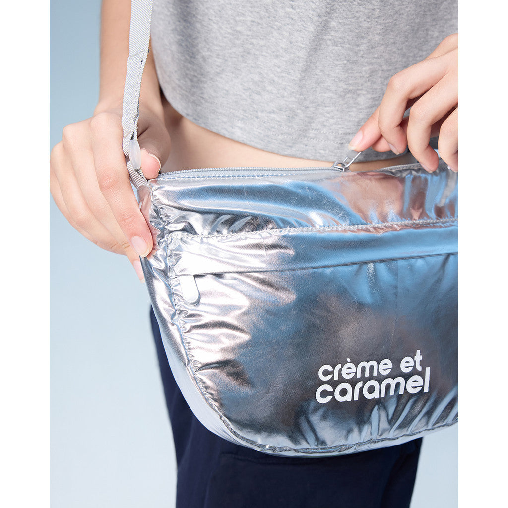 Creme Et Caramel Nylon Sling Bag CC9-1341