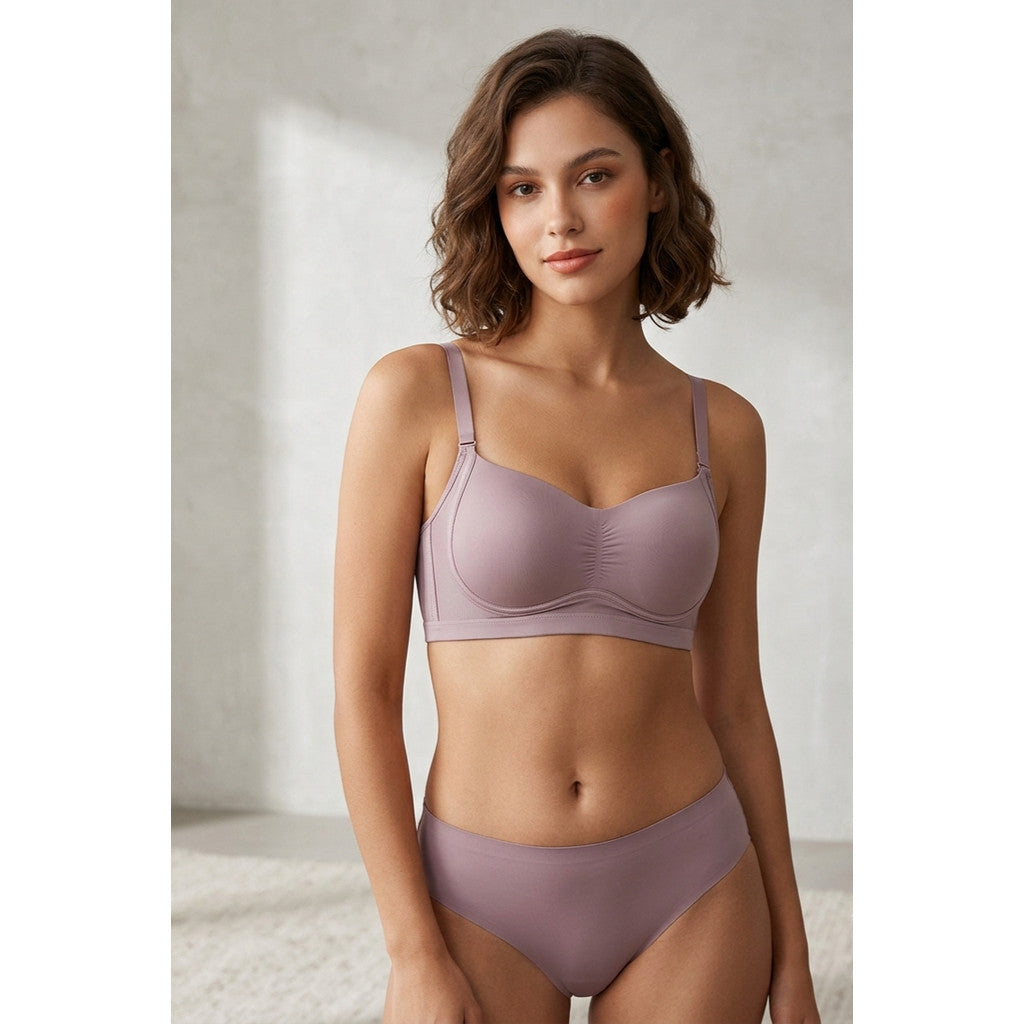 Pierre Cardin Microfiber Mesh Band Wireless Bralette M22-3296B