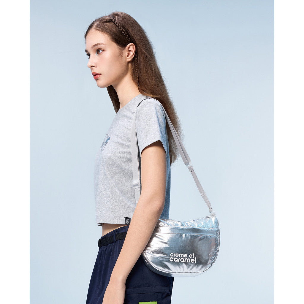 Creme Et Caramel Nylon Sling Bag CC9-1341