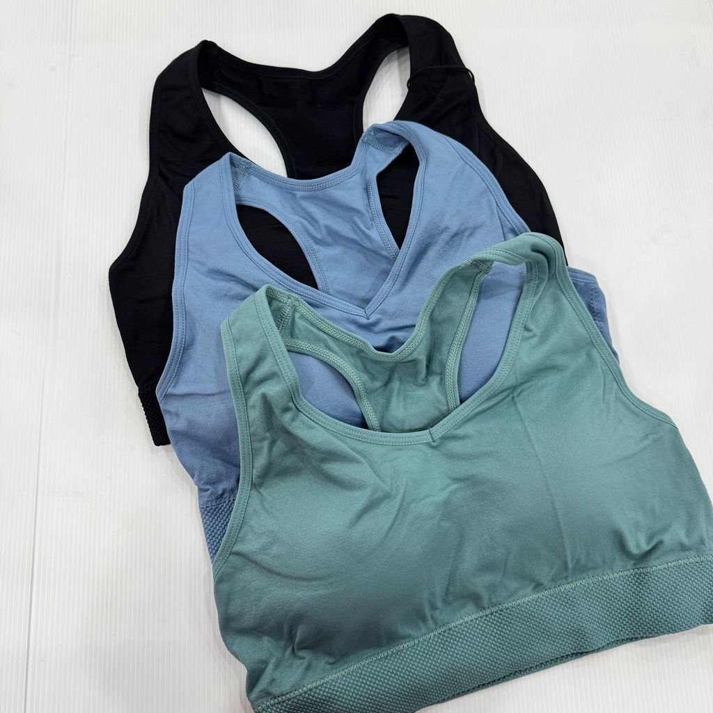 Energized Seamless V-Neck Racer-Back Sports Bra 201-1170S