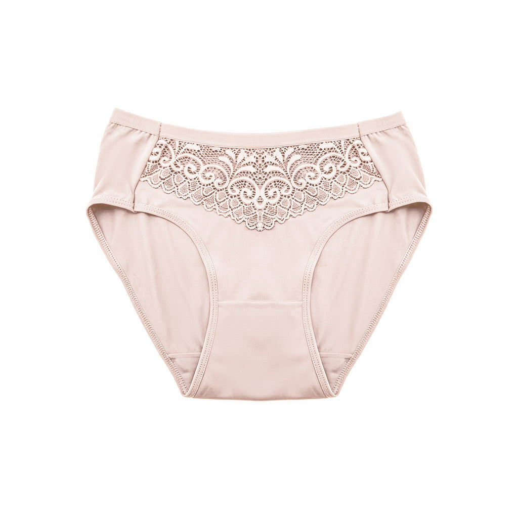 Pierre Cardin Lace Blanc Midi Panty MB5-7769C