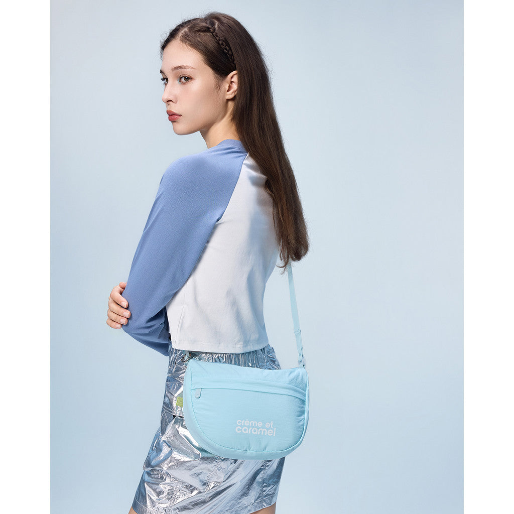 Creme Et Caramel Nylon Sling Bag CC9-1341