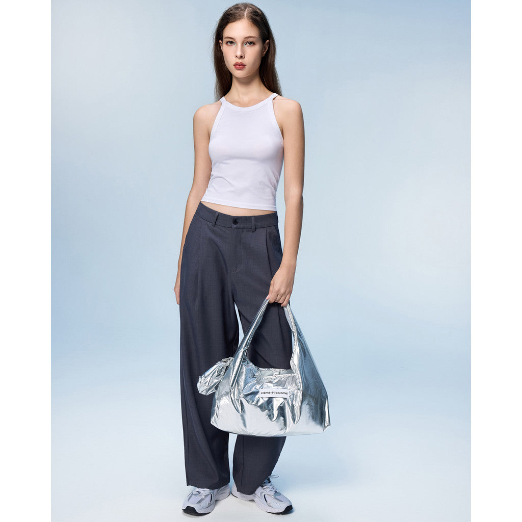 Creme et Caramel  Nylon Hobo Tote Bag CC9-1339