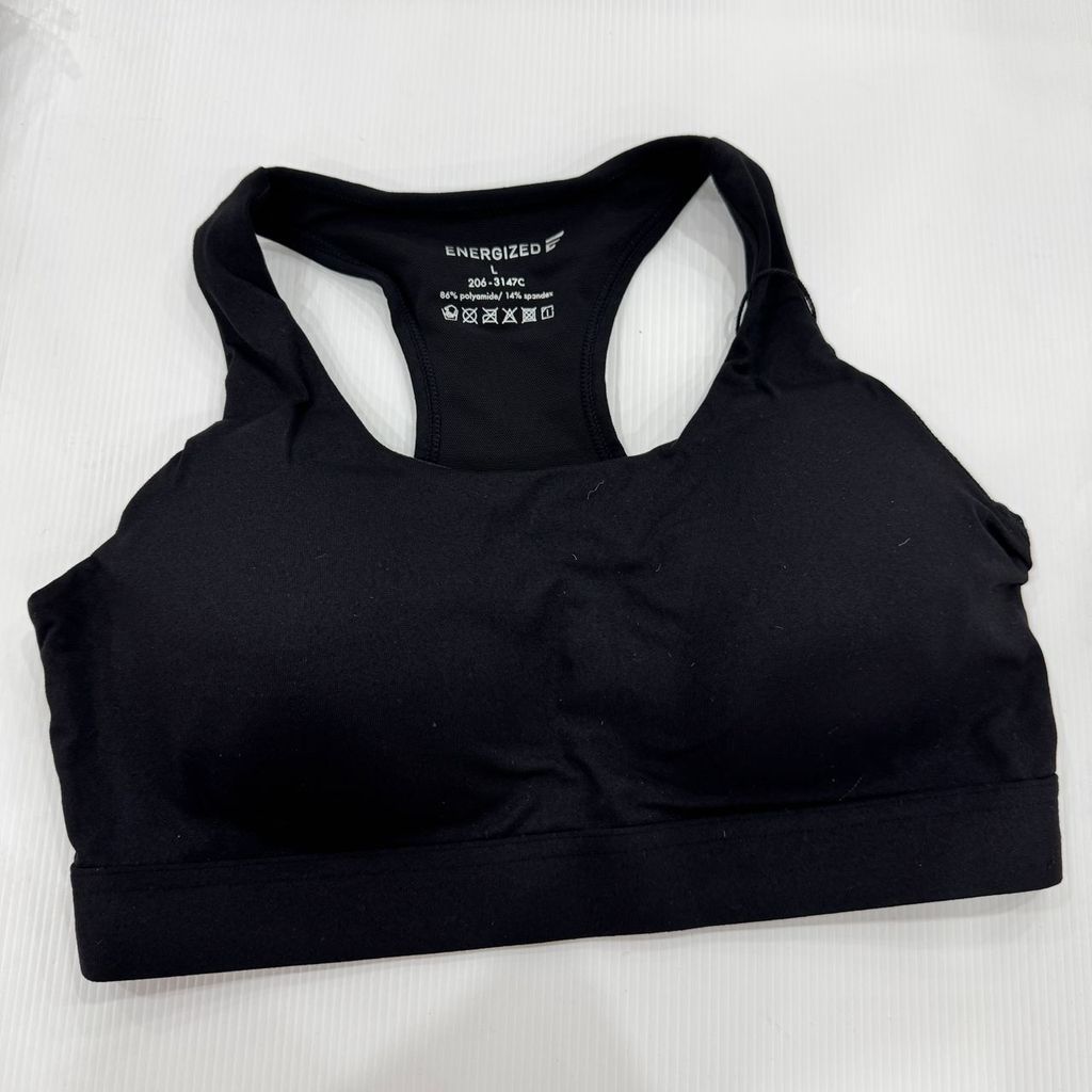 Energized Action Mini Plus Deep Cut Racer-back Sports Bra 20206-3147C