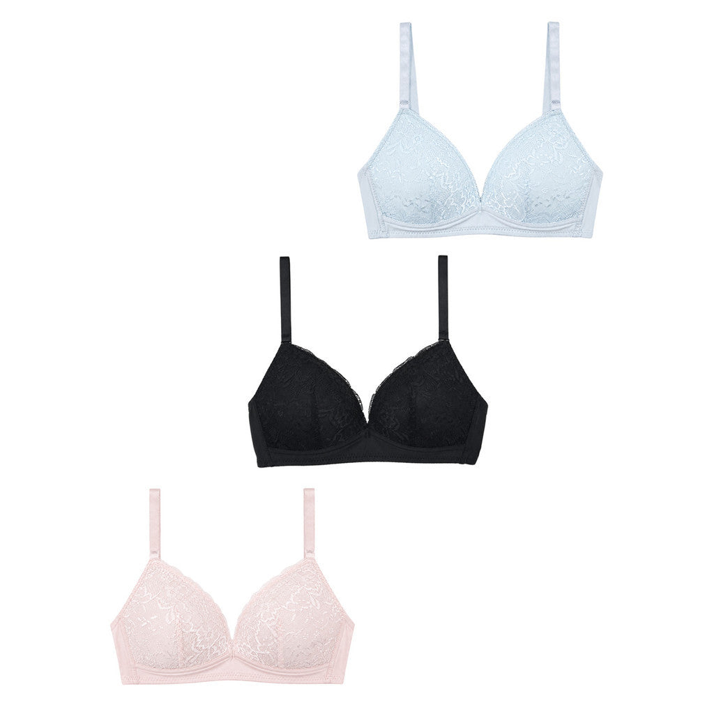 Pierre Cardin Pastel Lace Wireless Bralette MB2-3308B