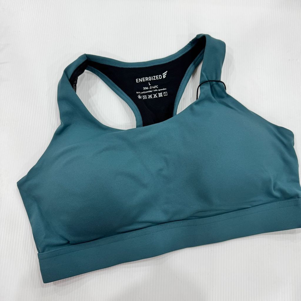 Energized Action Mini Plus Deep Cut Racer-back Sports Bra 20206-3147C
