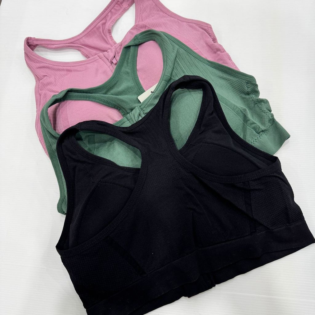 Energized Everyday Front Zip Racer-Back Sports Bra EZ2-1108S