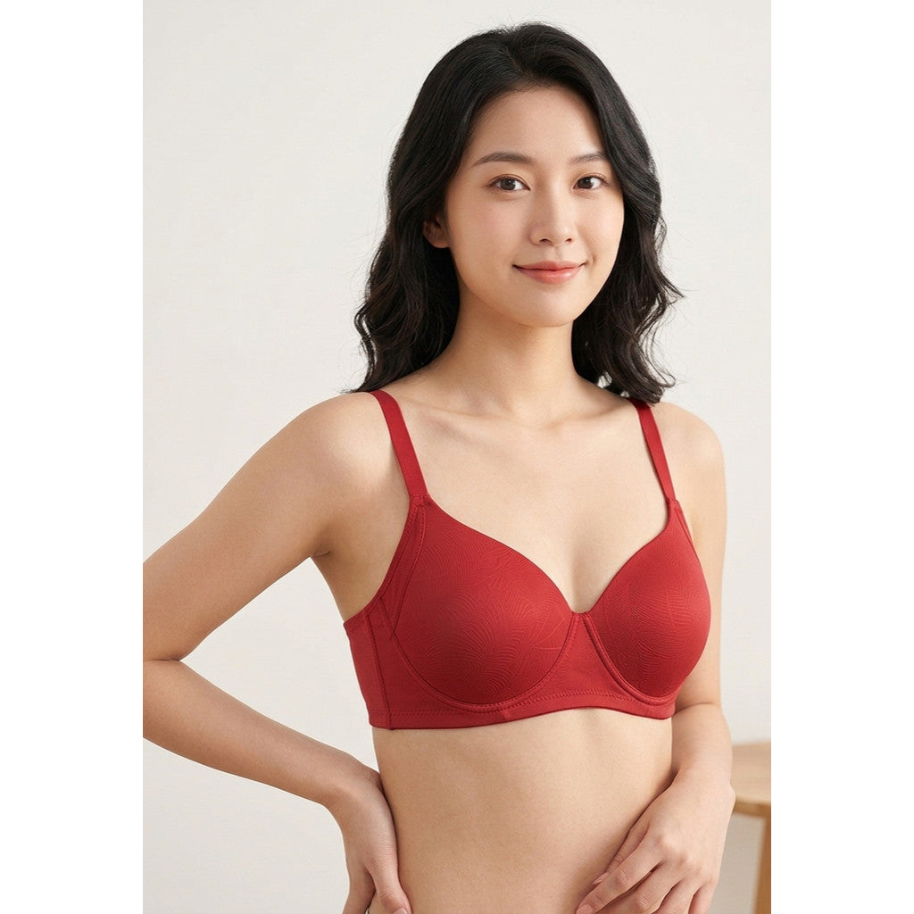 Pierre Cardin Natural Jacquard Wireless Bra M69-62577