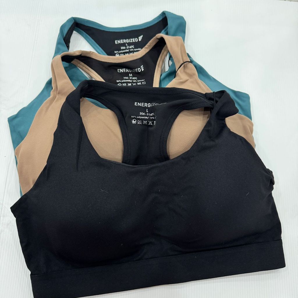 Energized Action Mini Plus Deep Cut Racer-back Sports Bra 20206-3147C